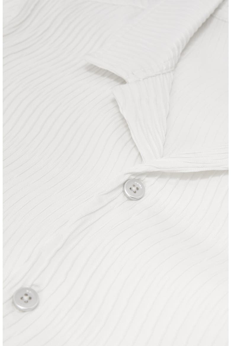 Aleo Textured Wave Camp Shirt, Alternate, color, WHITE