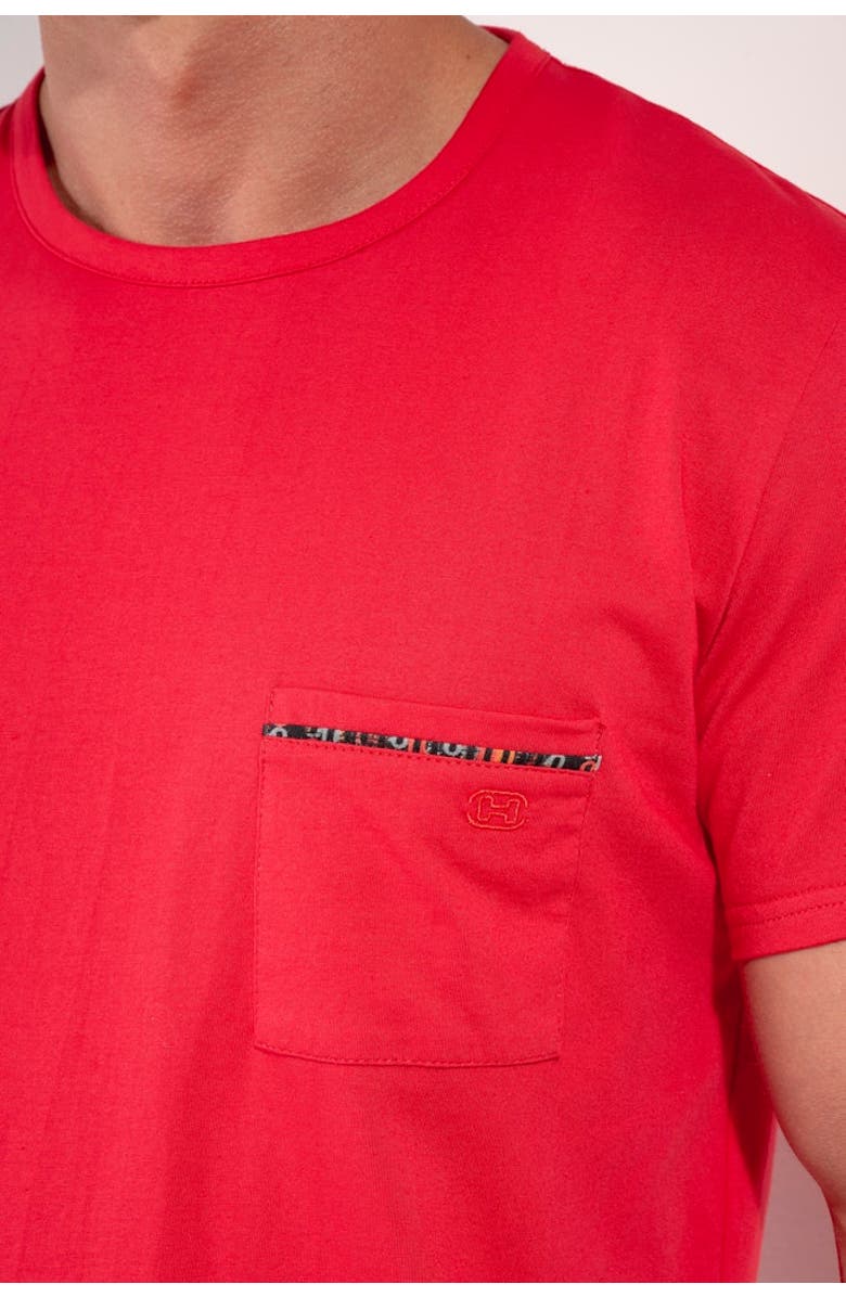 HOM Westgate Short Pajama Set, Alternate, color, Red Print