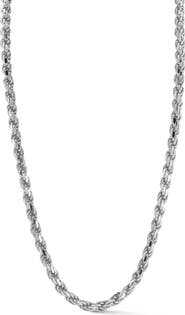 Yield of Men 5mm Rope Chain Necklace