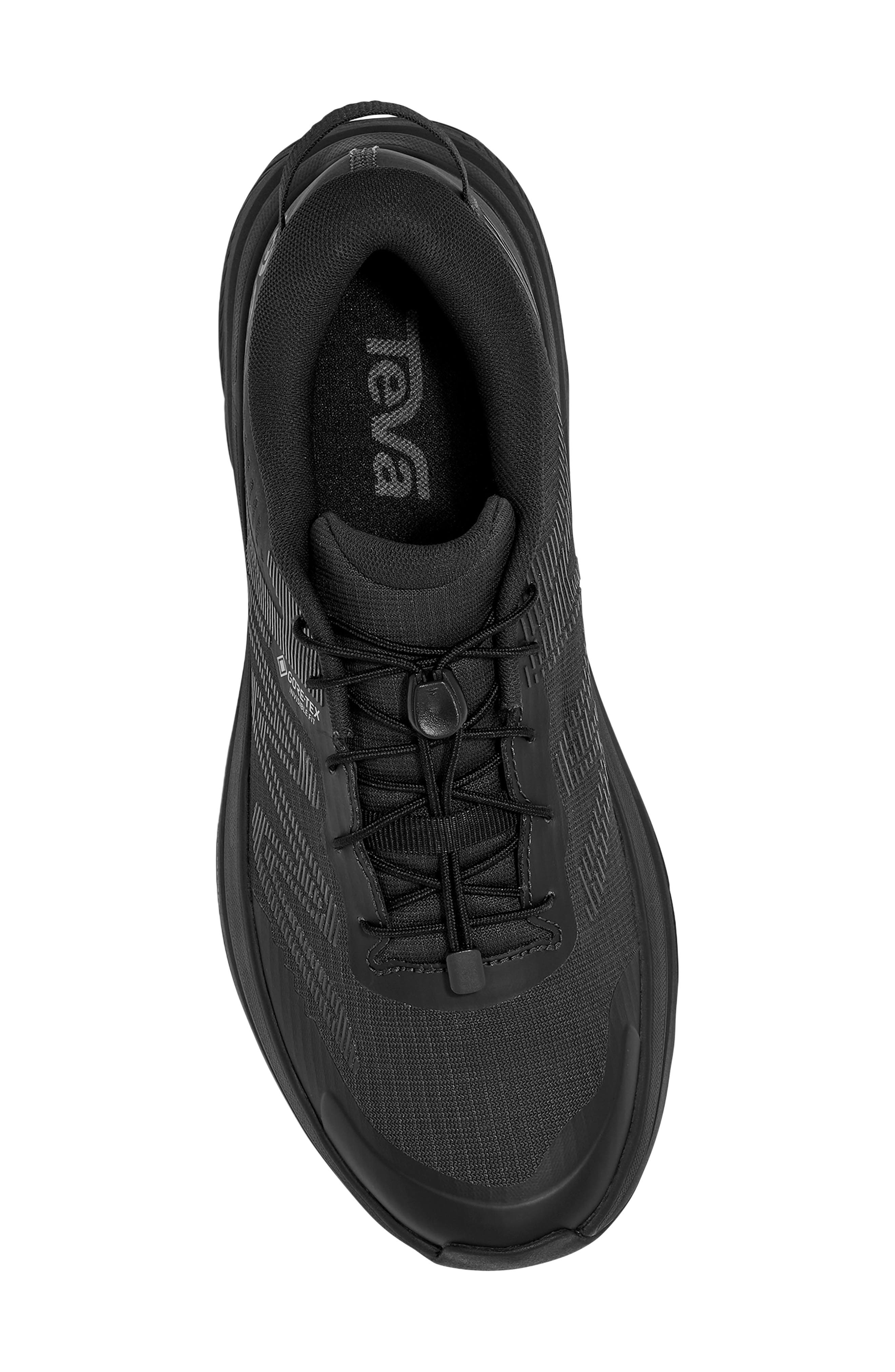 Hurricane Trailsetter Gore-Tex Waterproof Running Shoe, Alternate, color, BLACK/ BLACK