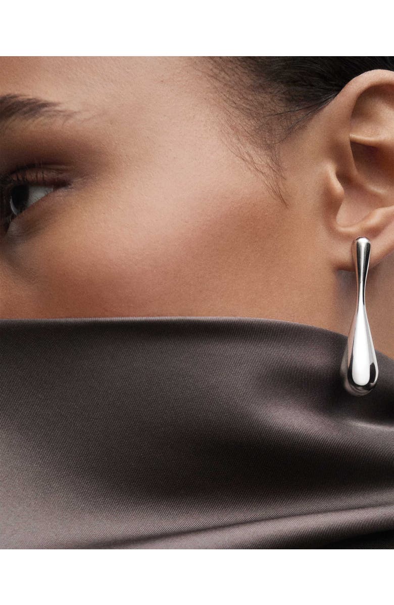 PDPAOLA Glacier earrings, Alternate, color, Silver