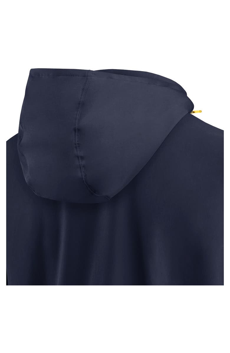 Jordan Brand Men's Jordan Brand Navy Michigan Wolverines Sideline Coaches Quarter-Zip Jacket, Alternate, color, Navy