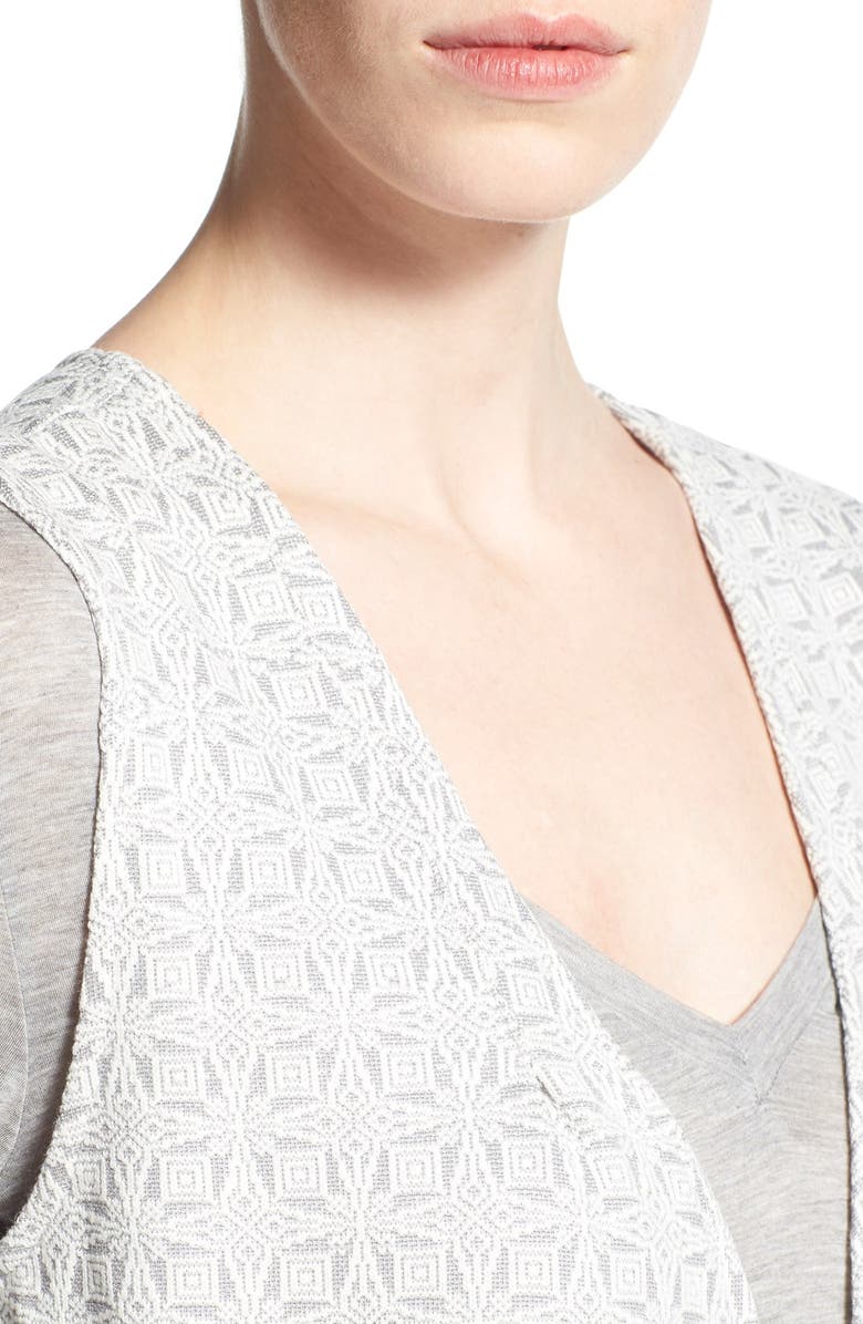 Whitney Eve 'Ivory' Longline Vest, Alternate, color, 