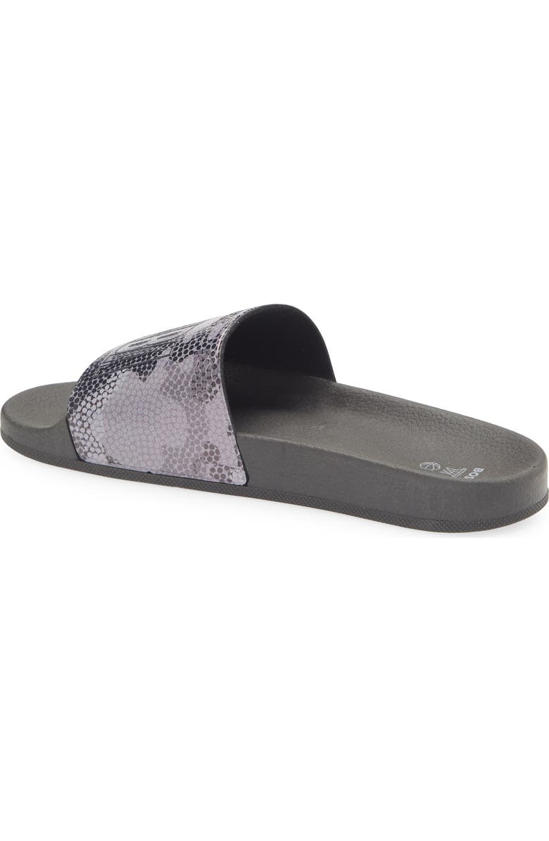 BOSS NBA Bay It Slide Sandal, Alternate, color, Open Grey
