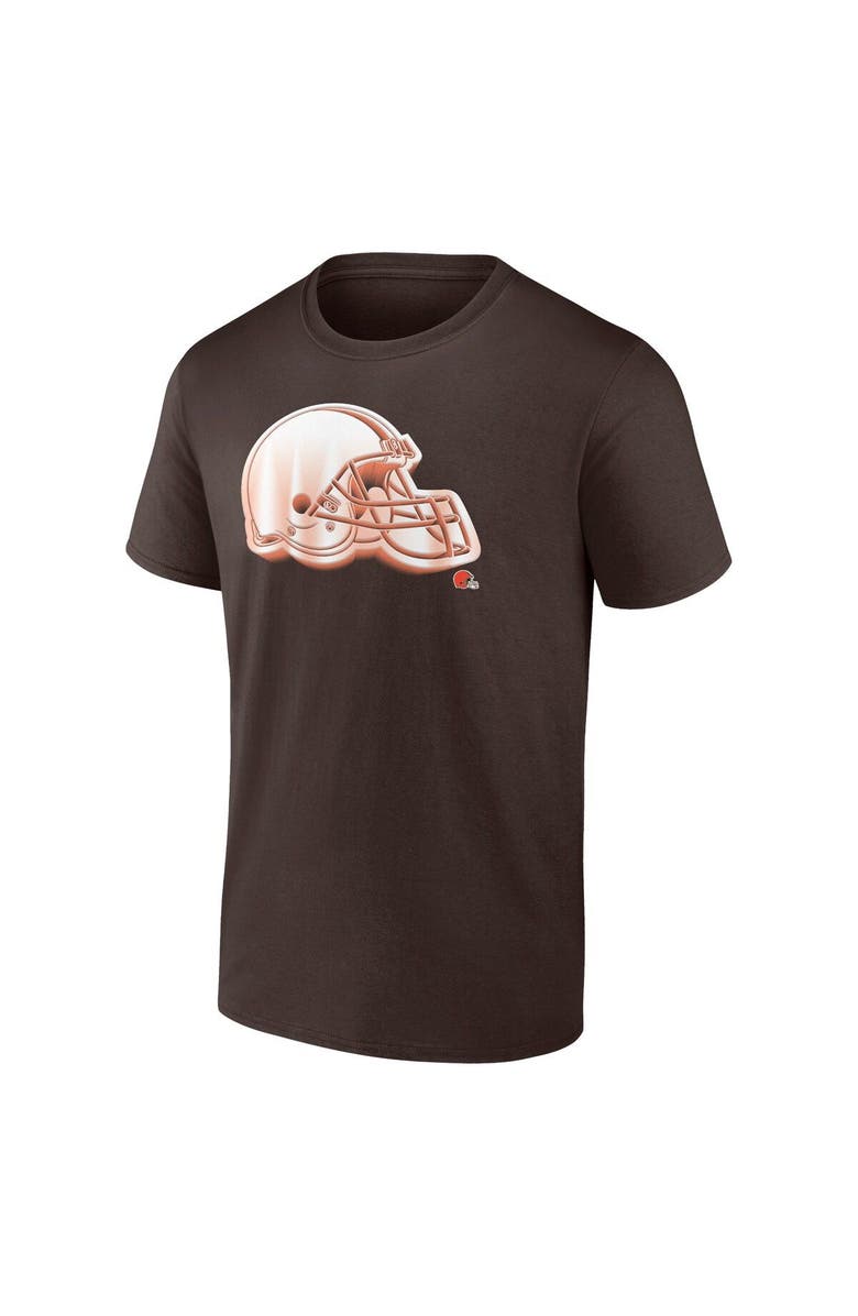 FANATICS Men's Fanatics Branded Brown Cleveland Browns Chrome Dimension T-Shirt, Alternate, color, Brown