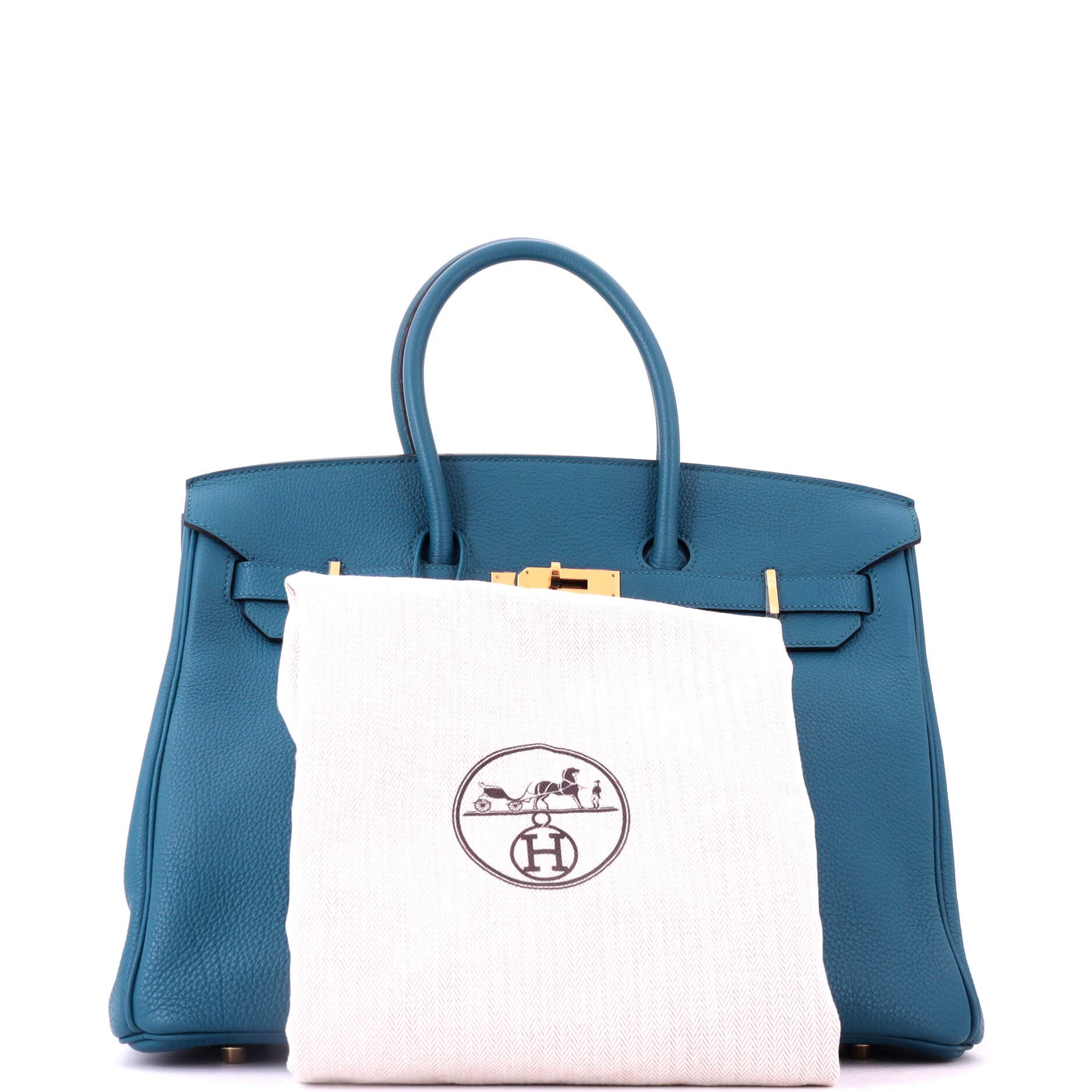 Birkin Handbag Blue Togo with Gold Hardware 35, Alternate, color, Colvert