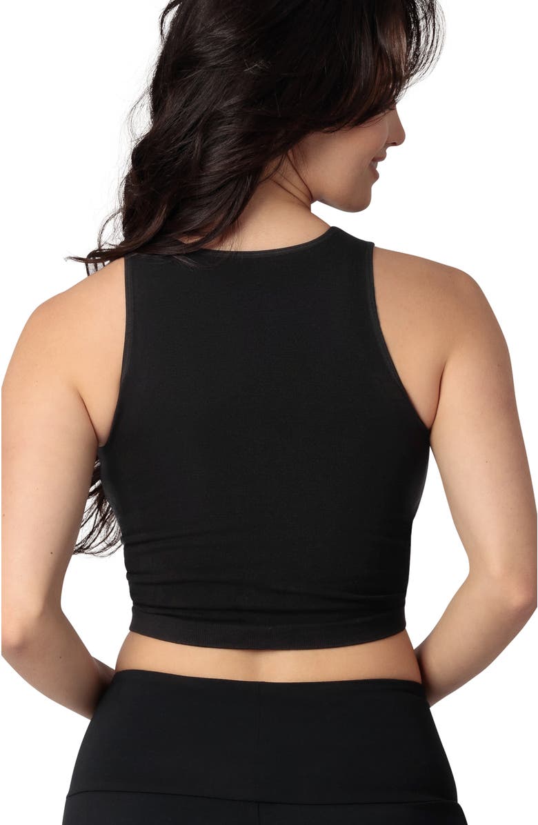 Kindred Bravely Sublime Maternity & Nursing Longline Bra Top, Alternate, color, Black