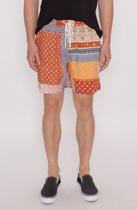 Floral Patchwork Shorts