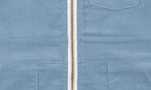 Angel Dear Cord Glacier Lake Retro Romper In Blue