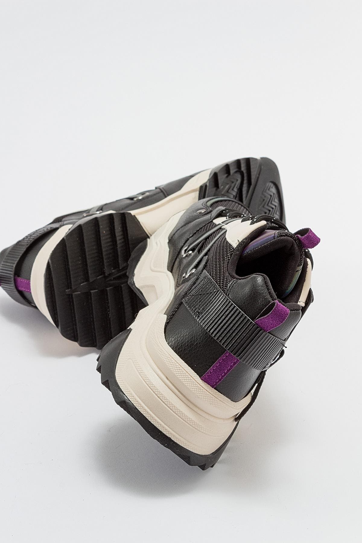 Prologue Shoes Maggie Sport Sneakers, Alternate, color, Black Purple Faux Leather