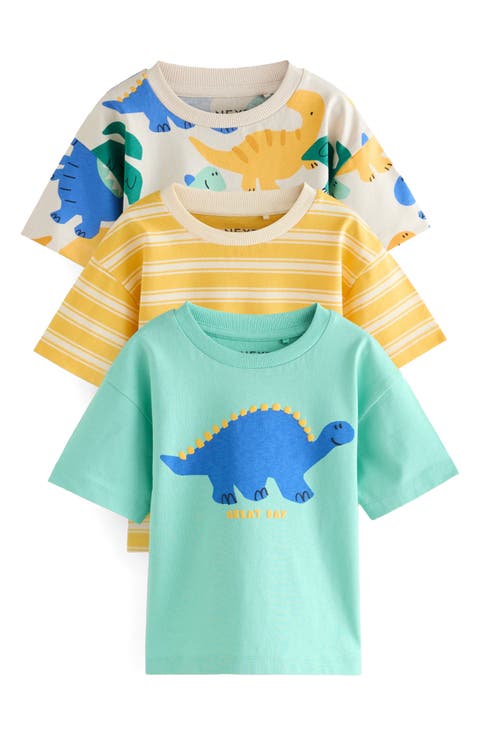 Kids' 3-Pack Assorted Graphic T-Shirts (Baby, Toddler & Little Kid)
