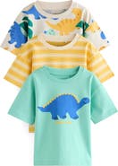 NEXT Kids' 3-Pack Assorted Graphic T-Shirts