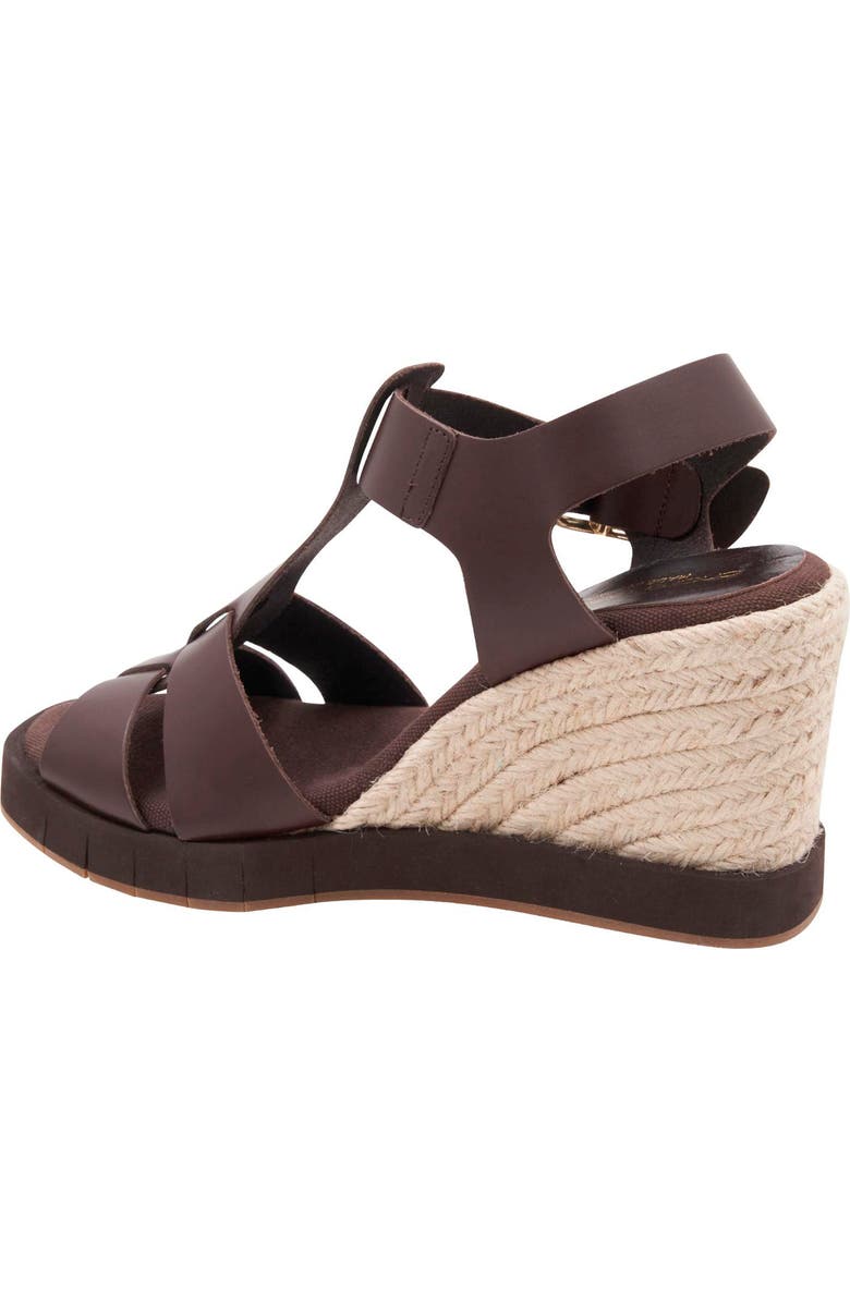 André Assous Farami Sole Motion Espadrille Wedge Sandal, Alternate, color, Cocoa Powder