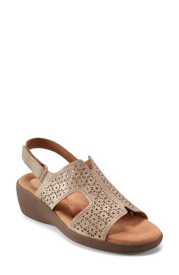 EASY SPIRIT EASY SPIRIT KALI LASER-CUT SLINGBACK SANDAL