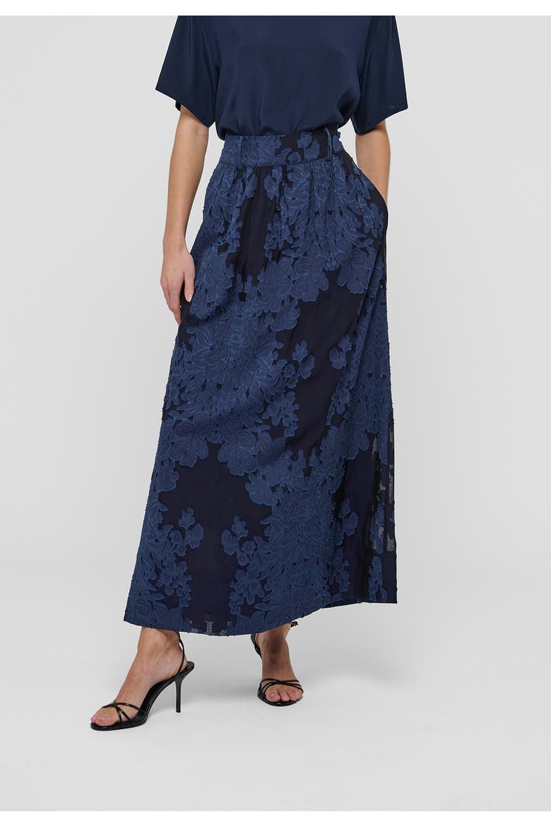 Kirdea High-Waist Floral Maxi Skirt, Main, color, Flora Imperial