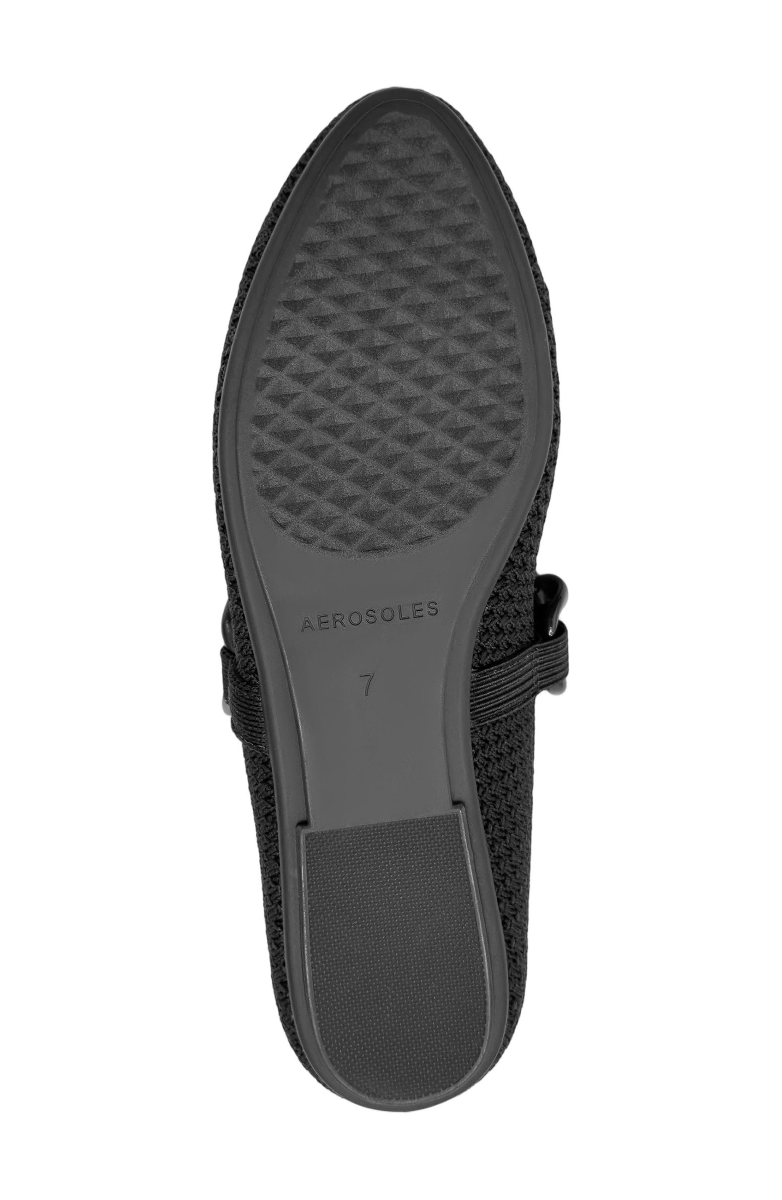 Aerosoles Alanisette Knit Flat, Alternate, color, Black