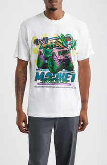Monster Truck Rally Graphic Cotton T-Shirt
