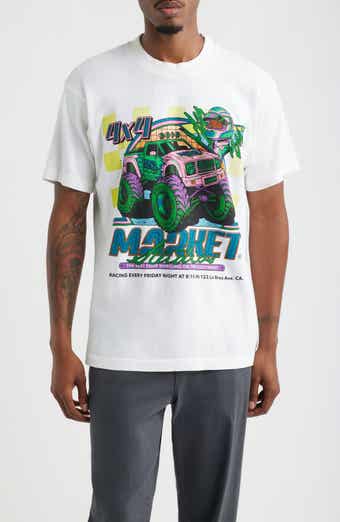 Monster Truck Rally Graphic Cotton T-Shirt