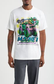 MARKET Monster Truck Rally Graphic Cotton T-Shirt