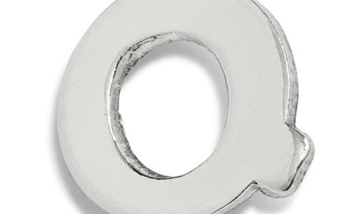 Nashelle Initial Charm In Sterling Silver - Q