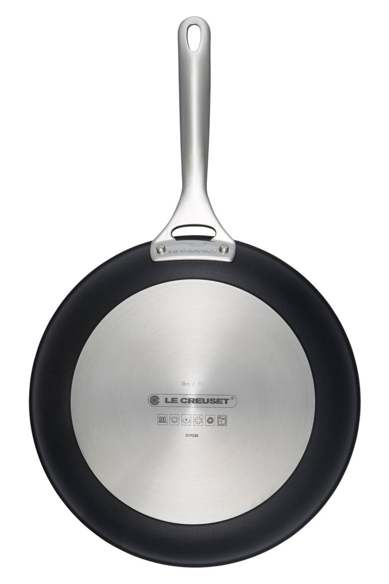 11-Inch Toughened Nonstick PRO Frying Pan, Alternate, color, BLACK