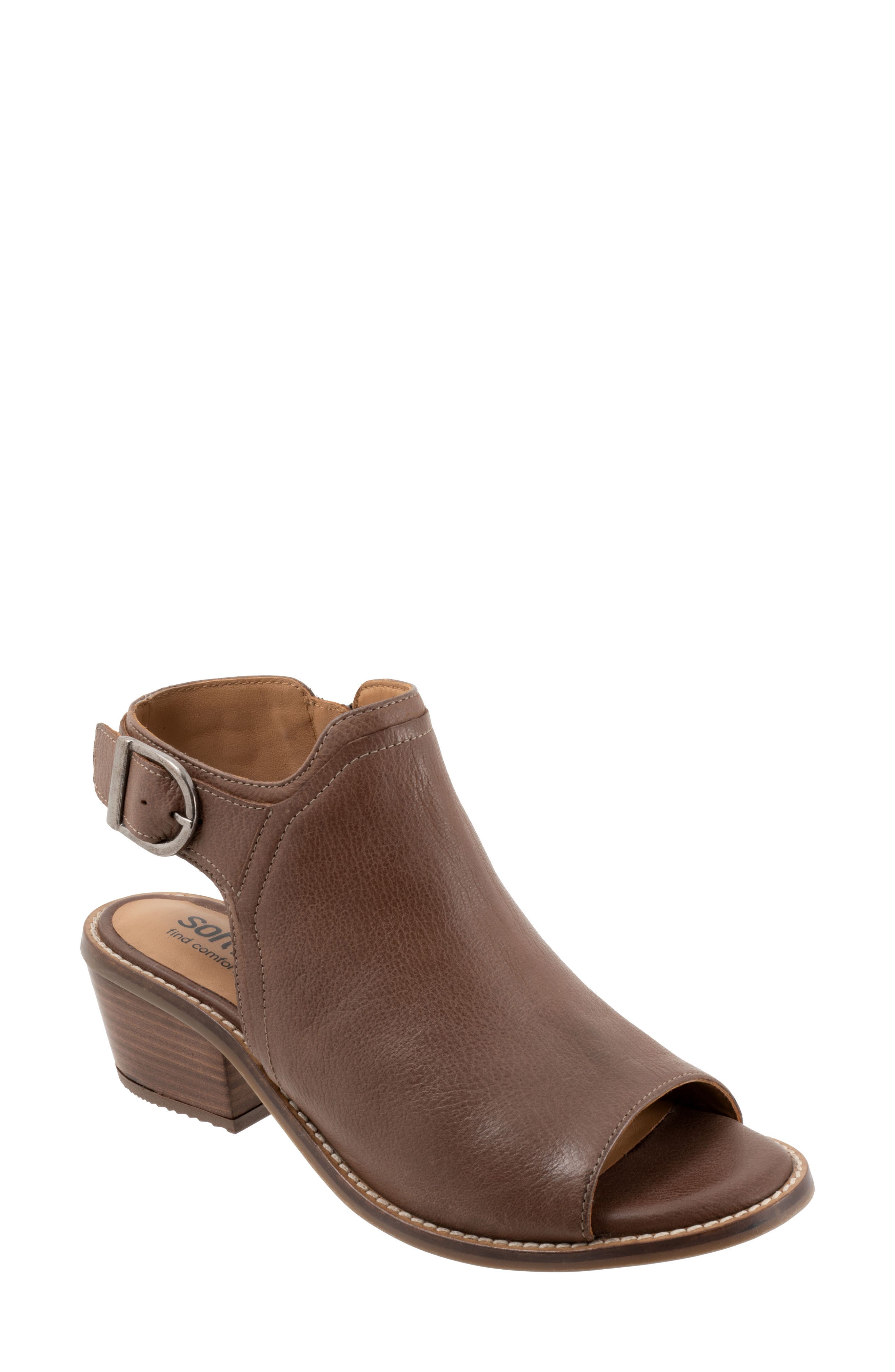 SoftWalk<sup>®</sup> Novara Open Toe Slingback Mule, Main, color, 