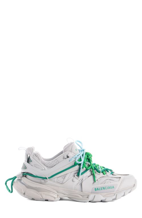 Balenciaga Track Trail Laces Sneakers Gray In White