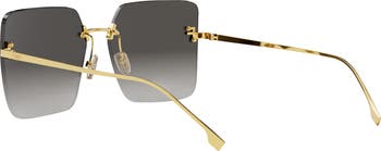 Fendi 'Fendi First 59mm Geometric Sunglasses | Nordstrom Fendi 'Fendi First 59mm Geometric Sunglasses | Nordstrom