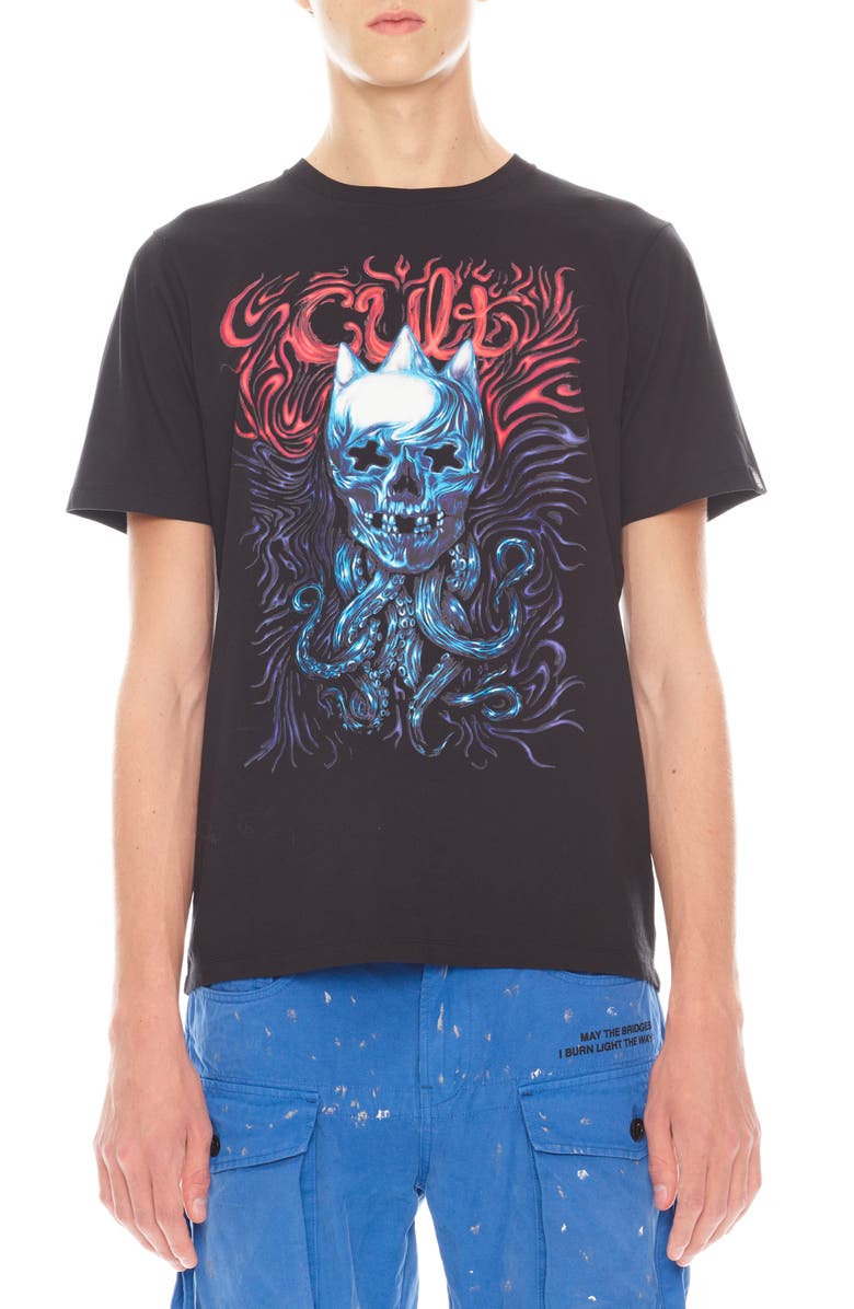 Cult of Individuality Cotton Graphic T-Shirt, Main, color, 