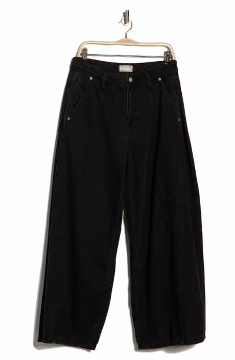 Free People Block Party Pleated Boyfriend Jeans