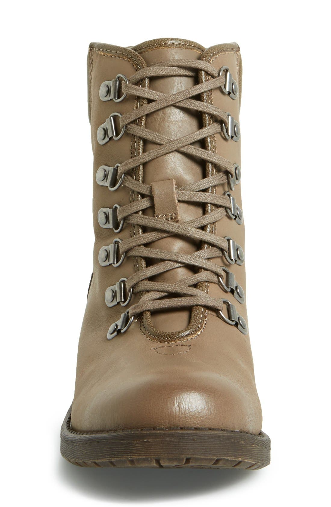 'Daxxter' Lace-Up Bootie, Alternate, color, BRINDLE LEATHER