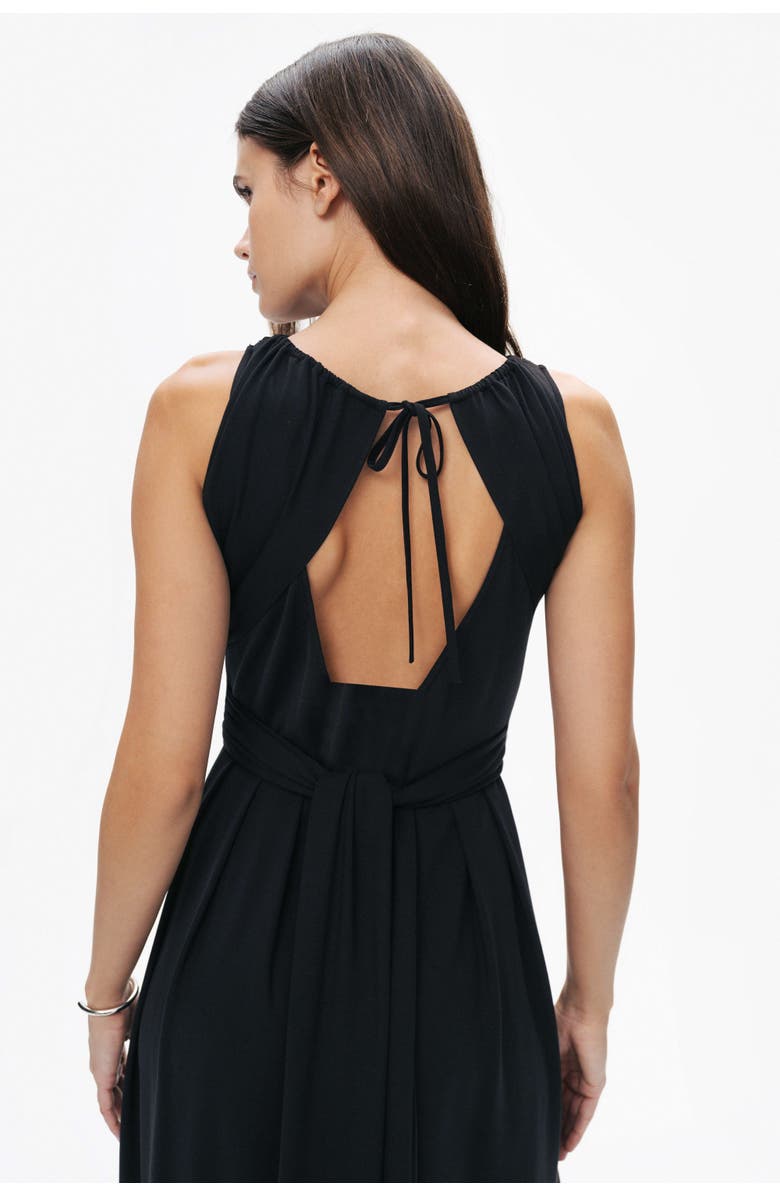 Nocturne Maxi Dress with Belt Ties, Alternate, color, 