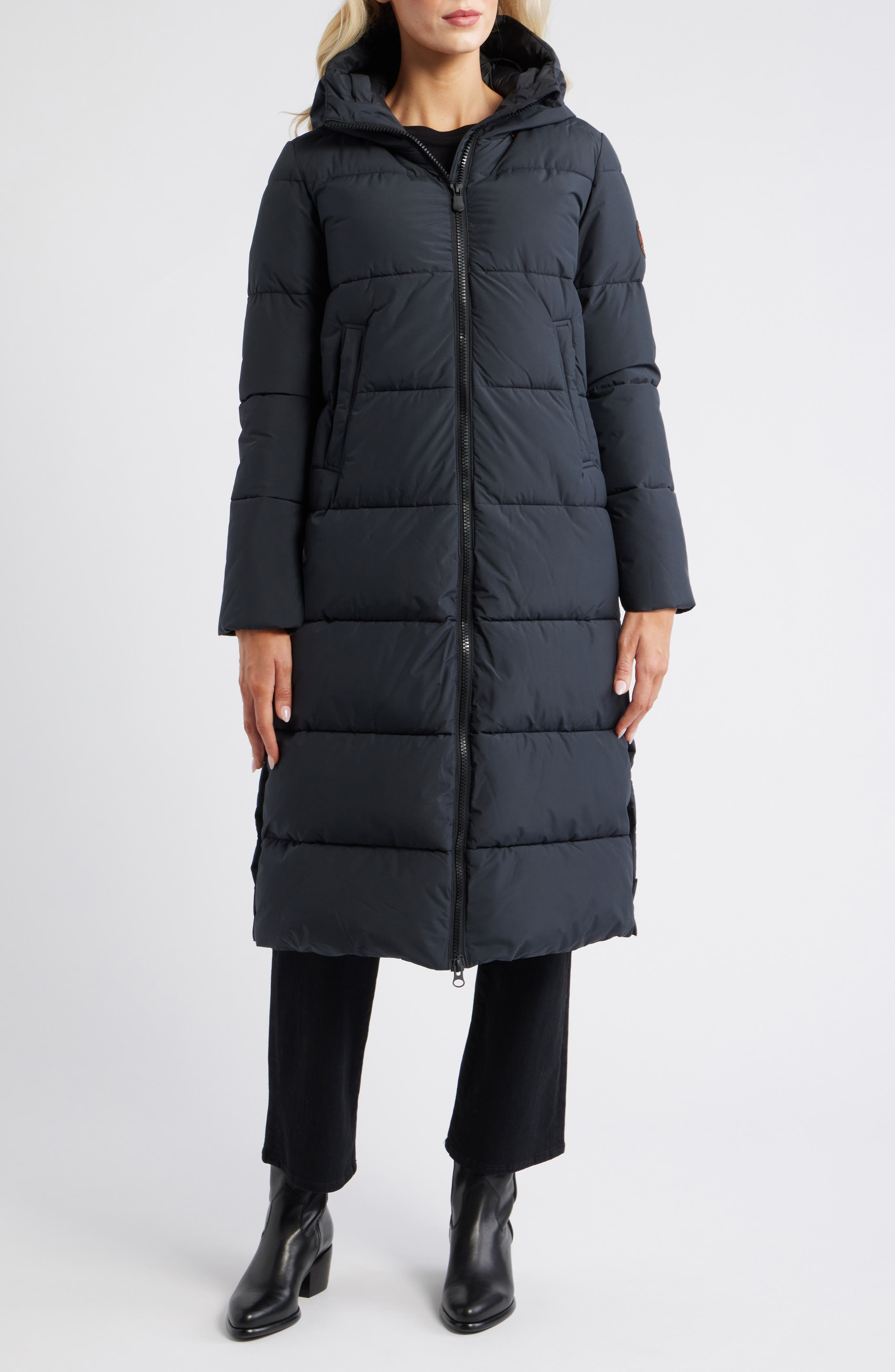 Miss Quilted Longline Coat