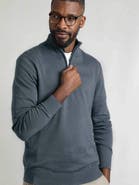 Weird Fish Baxter Fine Knit 1/4 Zip Jumper