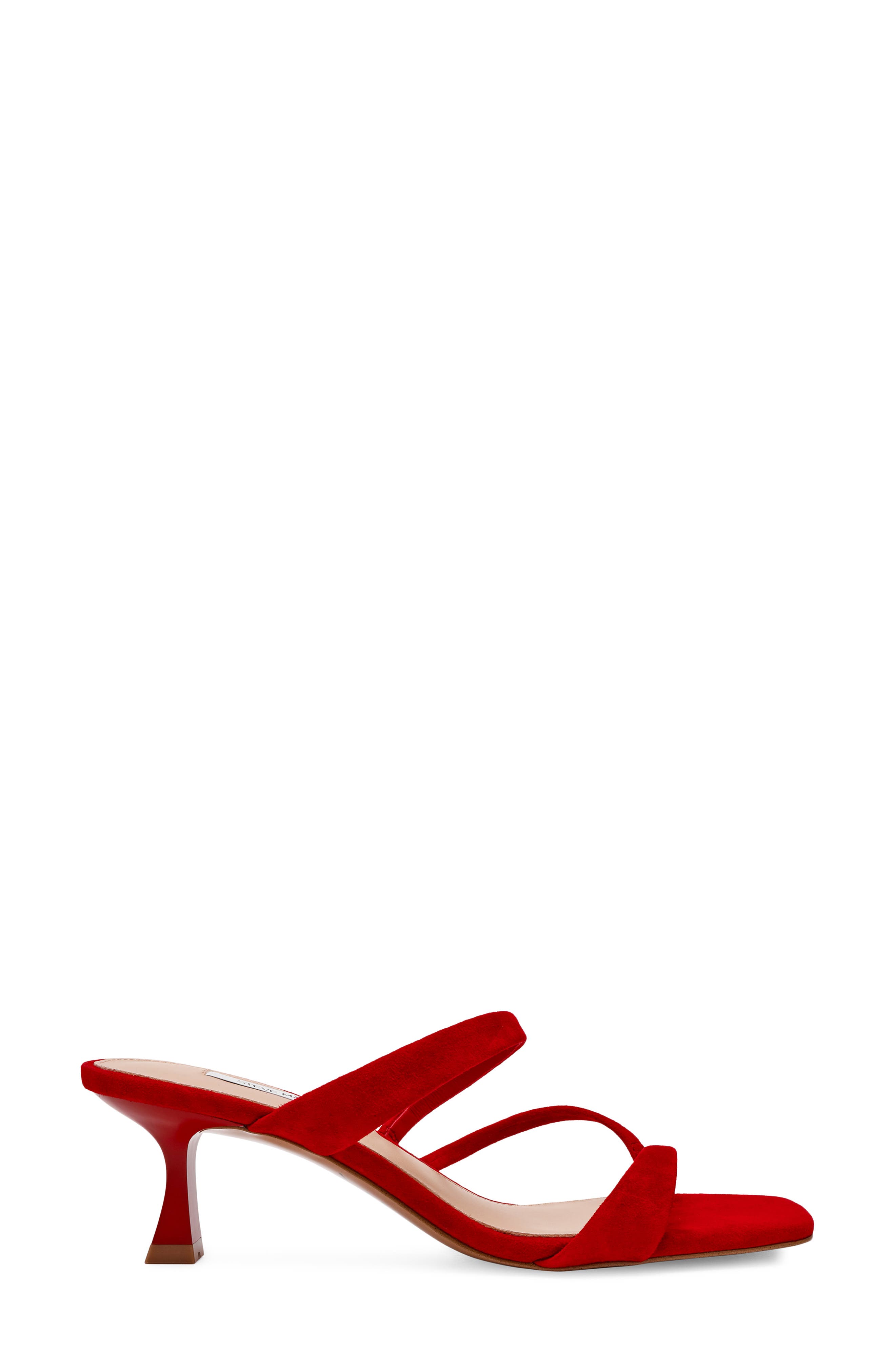 Ajay Strappy Sandal, Alternate, color, RED SUEDE