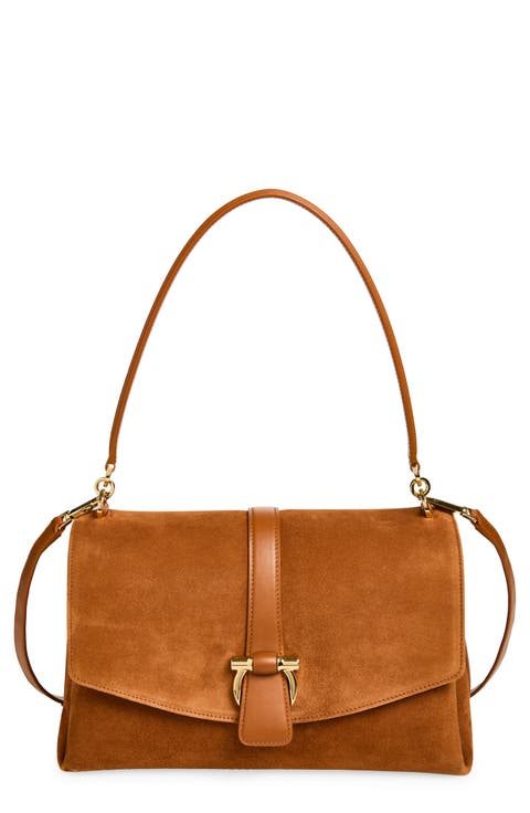 Medium Leather Top Handle Bag