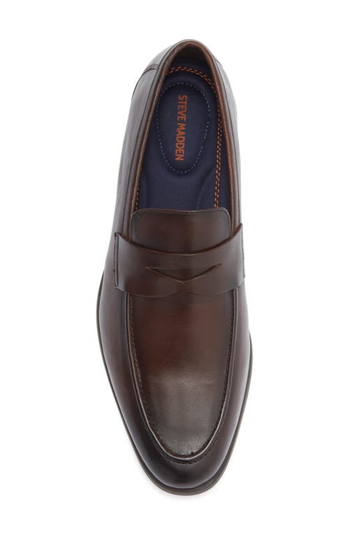 Steve Madden Pomona Penny Loafer In Brown