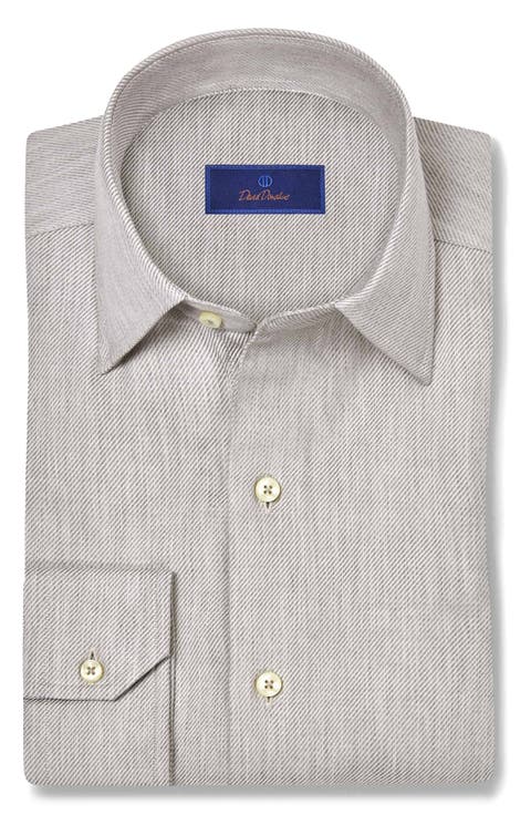 Cotton & Cashmere Solid Sport Shirt