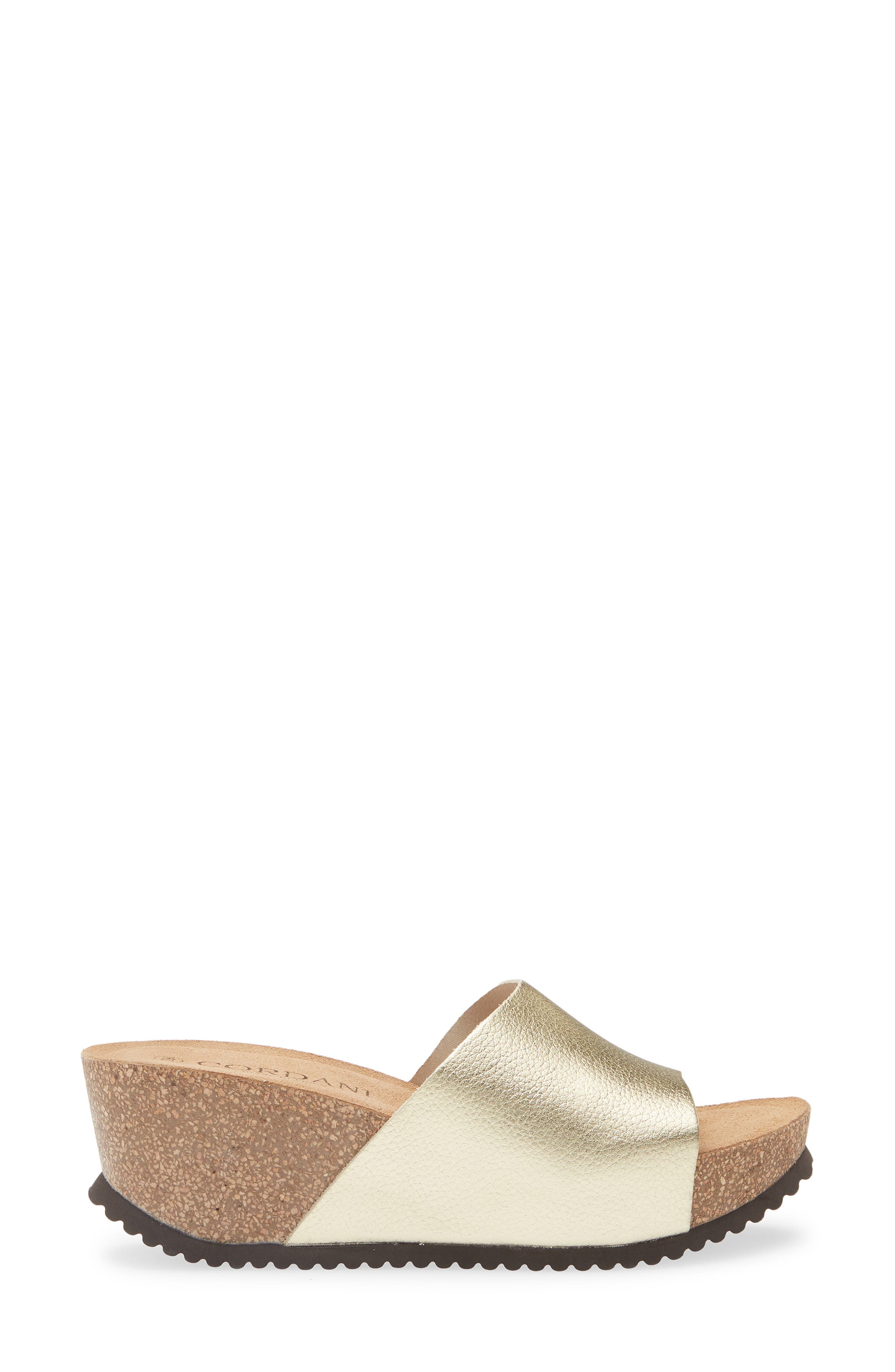 Cordani Morena Wedge Platform Sandal, Alternate, color, Platino