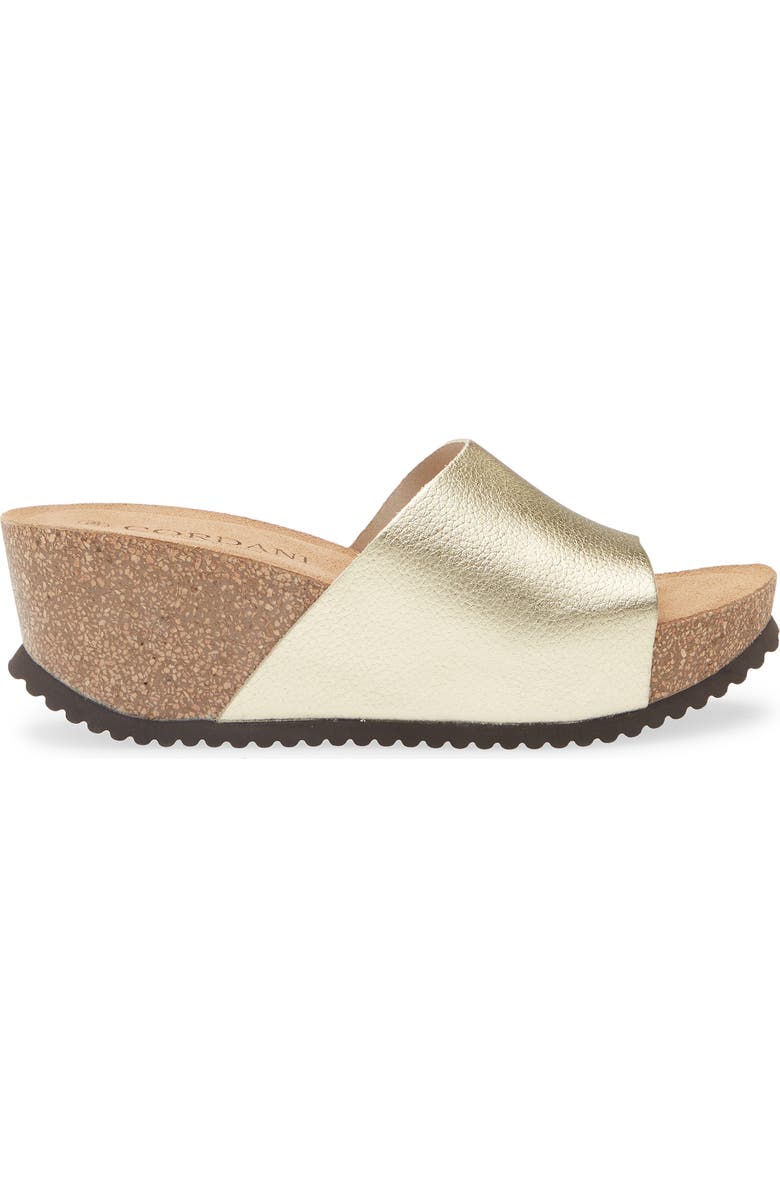 Cordani Morena Wedge Platform Sandal, Alternate, color, Platino