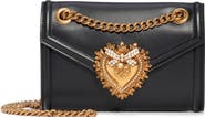 Dolce&Gabbana Micro Devotion Leather Crossbody Bag