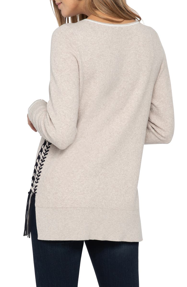 NIC+ZOE On My Side Cotton Blend Sweater, Alternate, color, 