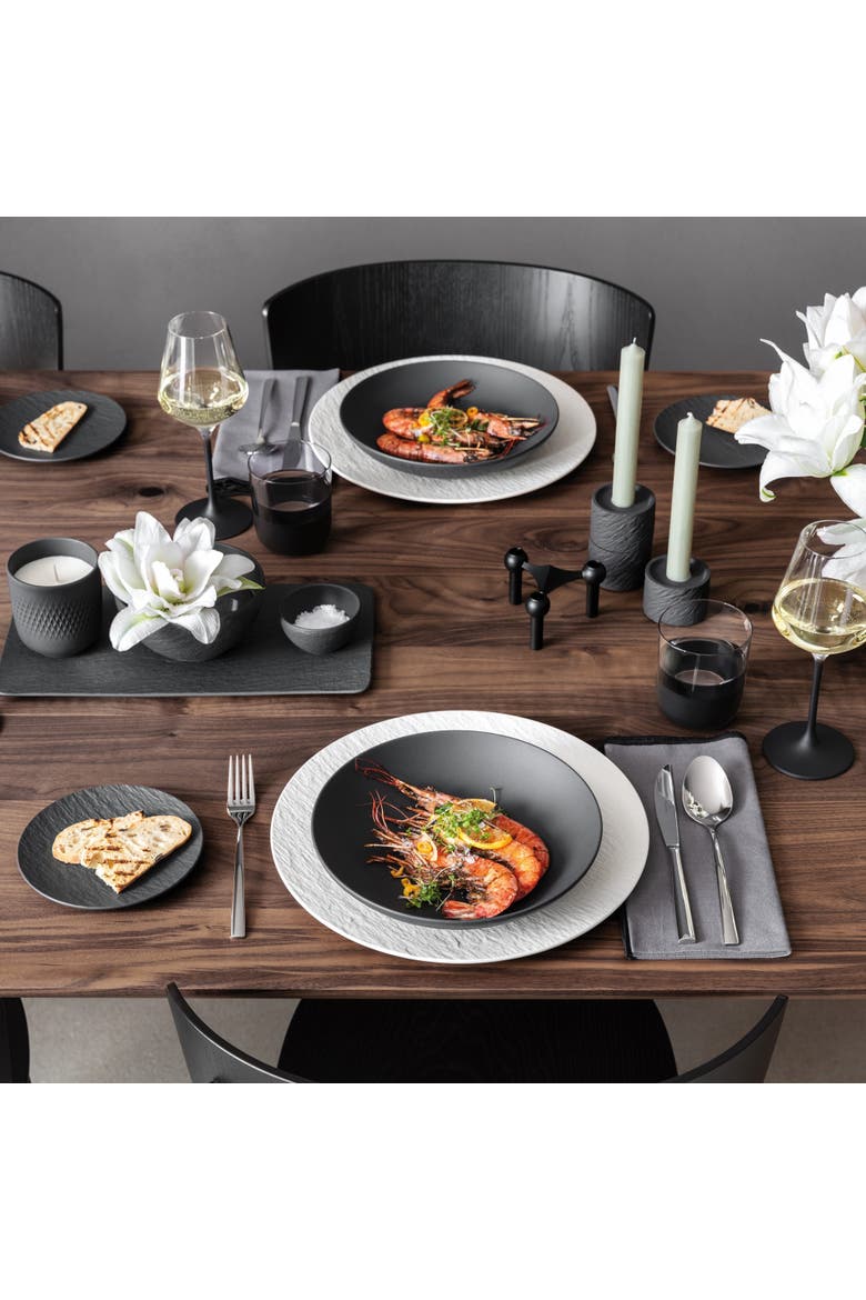 Manufacture Rock Bread & Butter Plate, Alternate, color, black