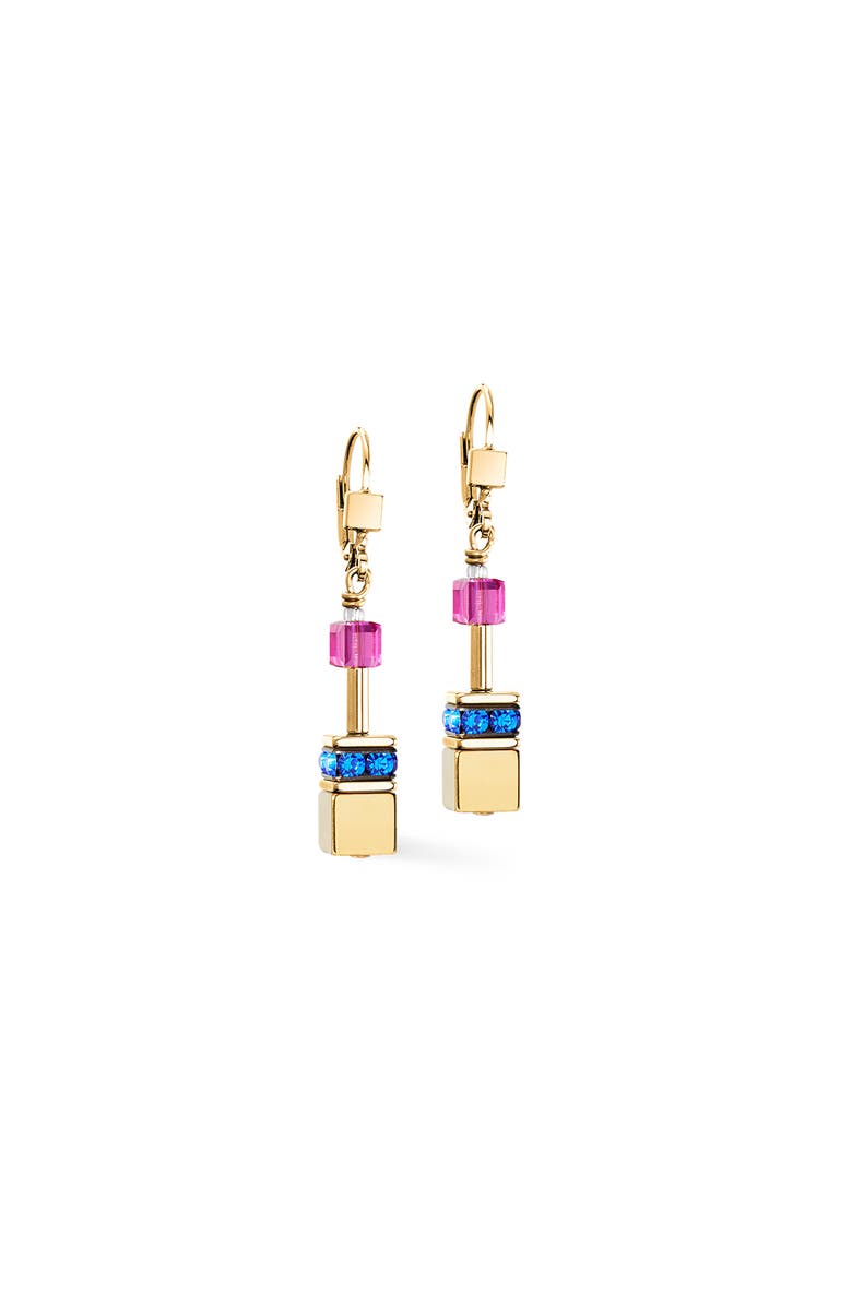 COEUR DE LION Geocube Iconic Metallic Gold Earrings, Alternate, color, Gold