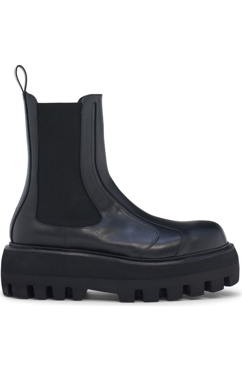 McQueen Sofa Hi Platform Chelsea Boot, Alternate, color, Black