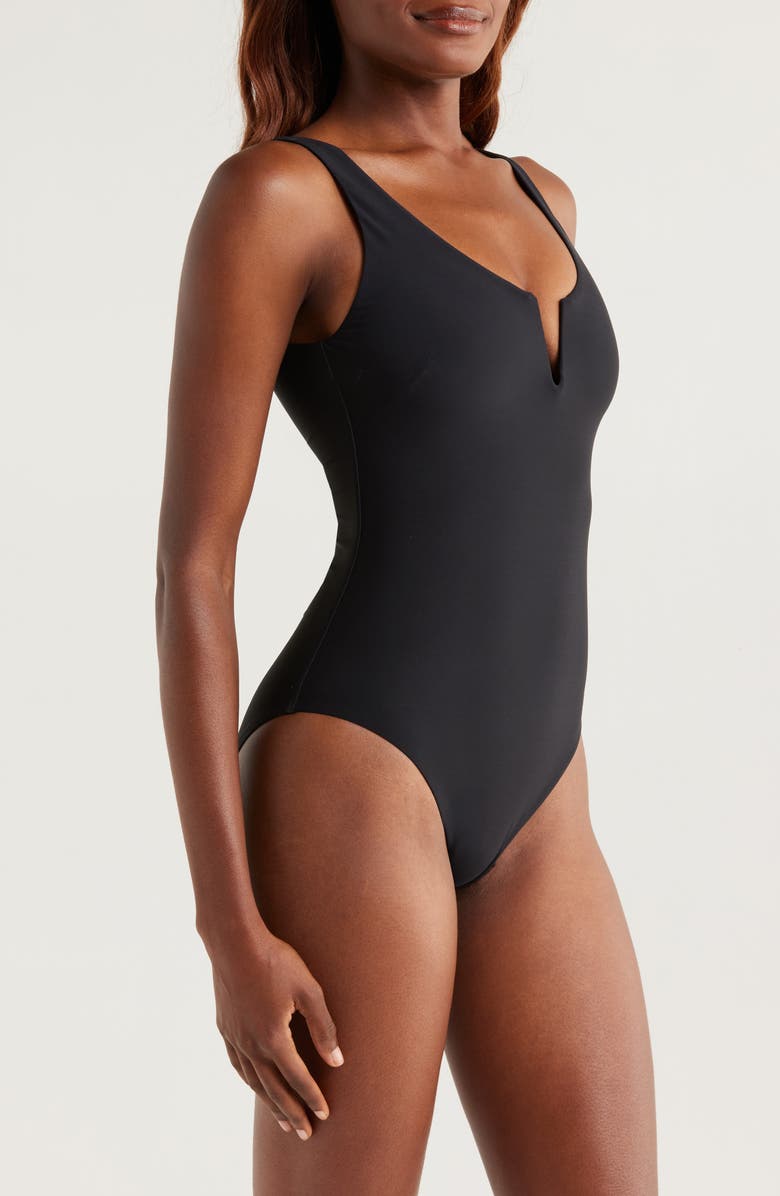 BONDI BORN Verity One-Piece Swimsuit, Alternate, color, Black