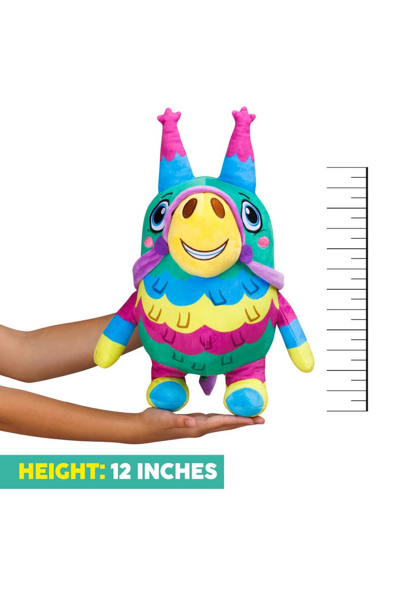 Pinata Smashlings Huggable 12 Inch Plush Dazzle The Donkey Series 1, Alternate, color, Multicolored