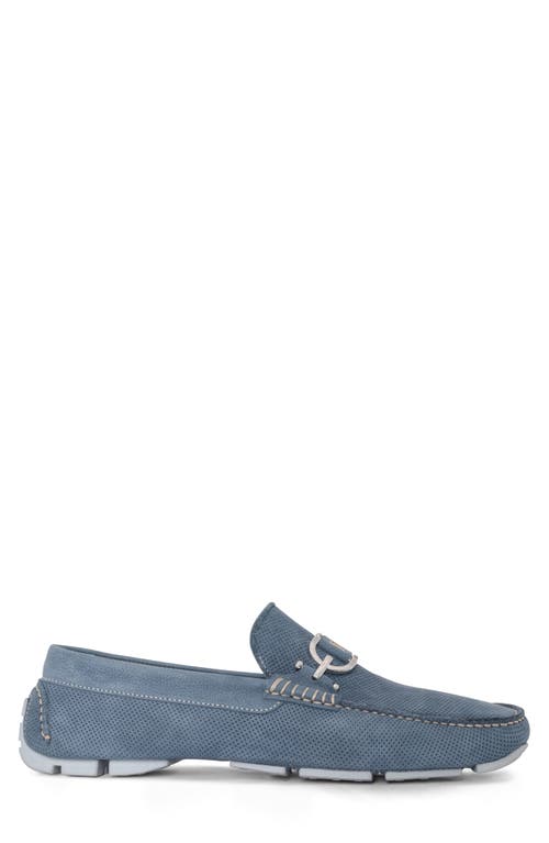 Donald Pliner Leather Driver In Denim