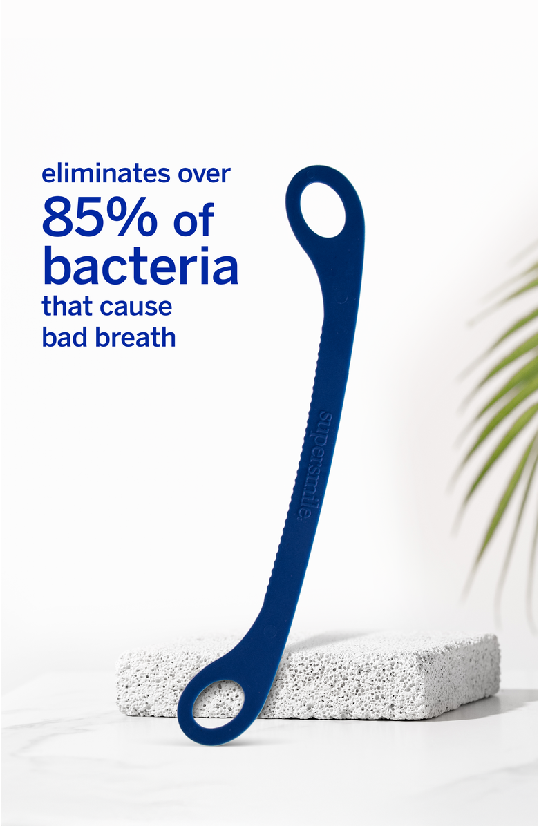 Supersmile Ripple Edge Tongue Cleaner Trio, Alternate, color, White