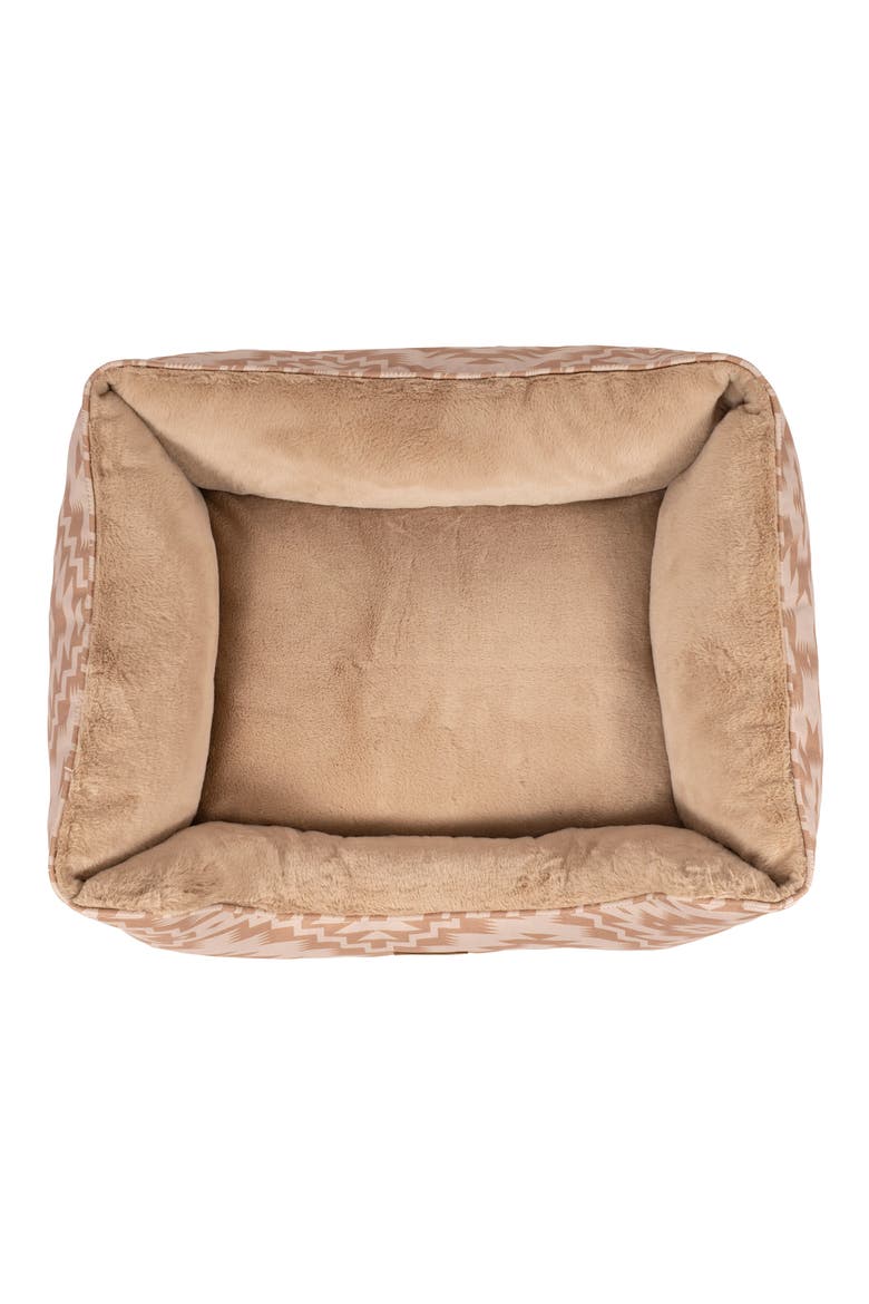 Faux Fur Kuddler Dog Bed, Alternate, color, MESILLA GINGER
